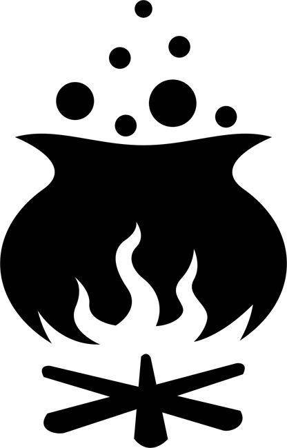 

Виниловая наклейка - Костер