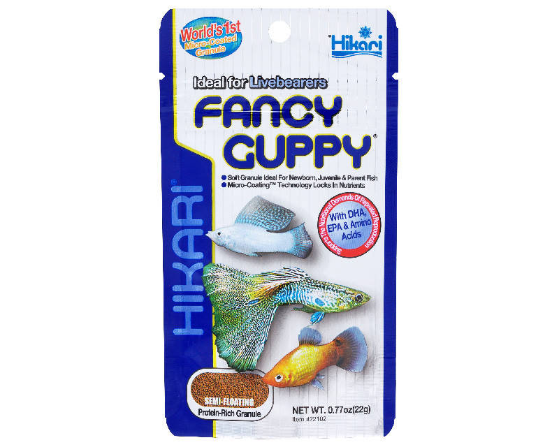 

Корм Hikari Tropical Fancy Guppy 22 гр для гуппи и живородящих рыбок