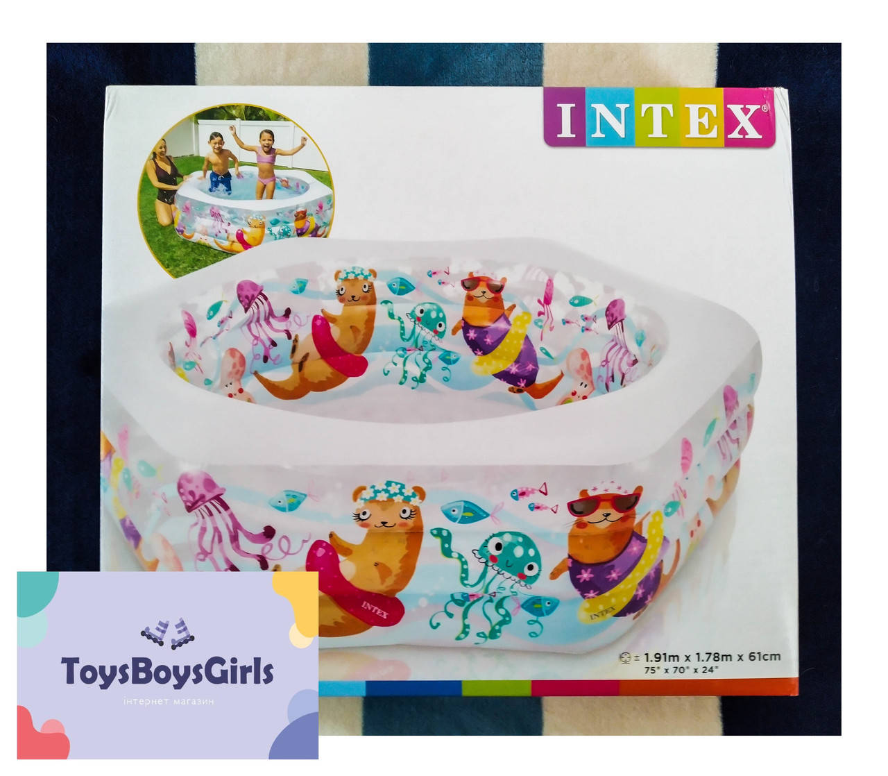 

Надувний басейн - Intex 56493 NP - надувной бассейн / дитячий басейн