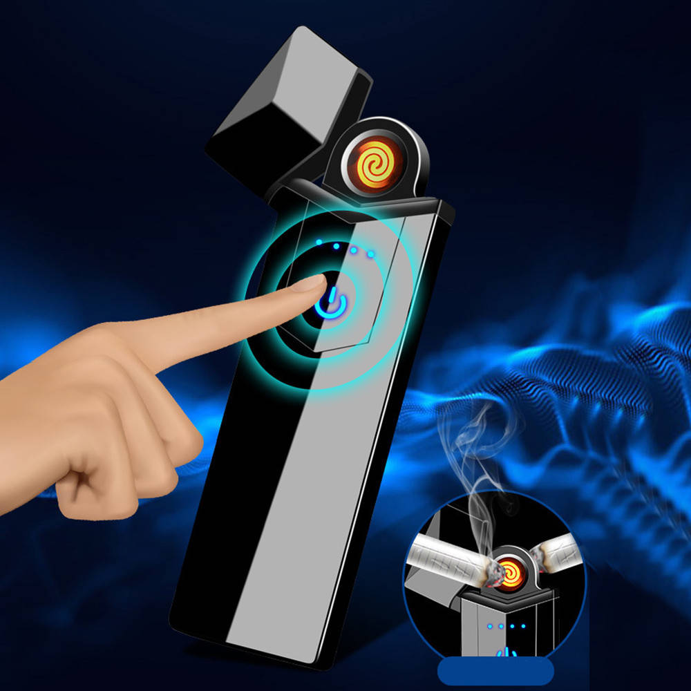 

Usb зажигалка с гравировкой RANDLE, Черный