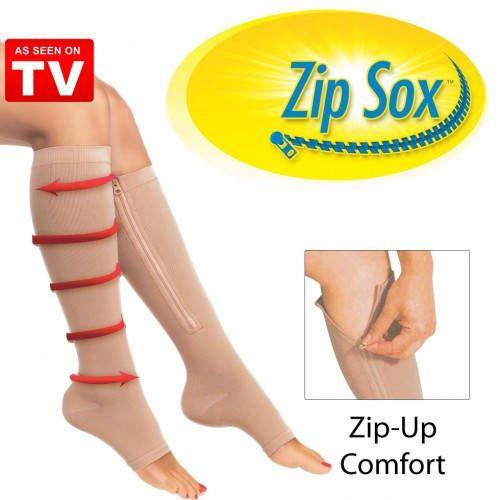 

Компрессионные гольфы Zip Sox, Бежевый