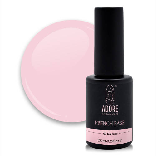 

Основа для гель-лака ADORE French Base №02 Tea Rose 7.5 мл (17733Gu)