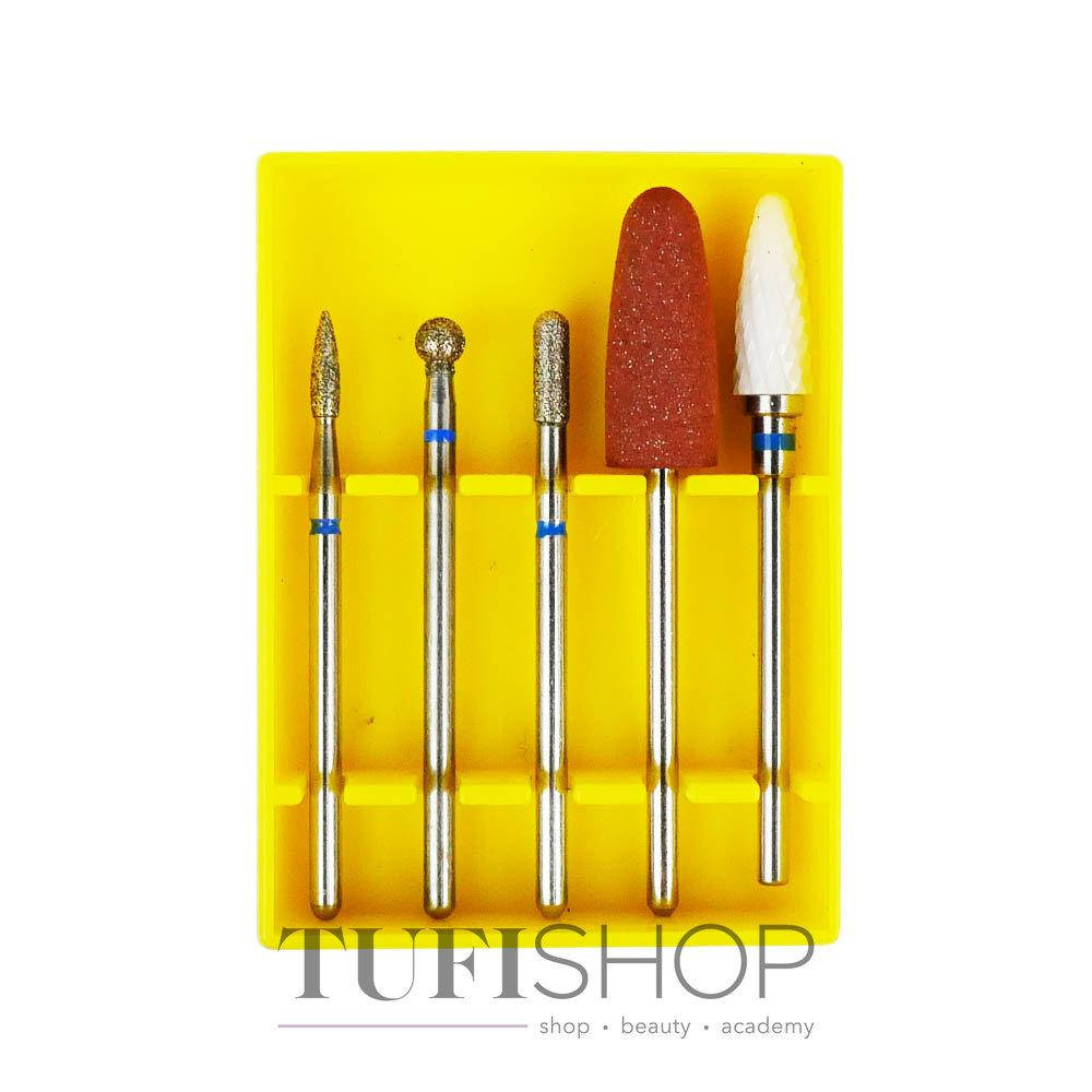 

Набор фрез TUFI profi для комбинированного маникюра №2 (0103518)