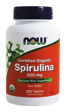 

Спирулина Now Foods - Spirulina 500 мг (200 таблеток)
