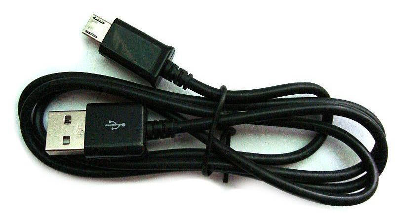 

Кабель с удлиненным разъемом micro USB data черный (11578)