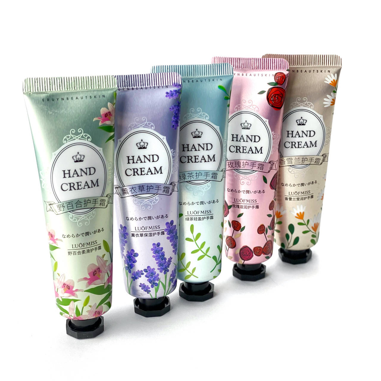 

Набор кремов для рук с натуральными экстрактами Luofmiss
