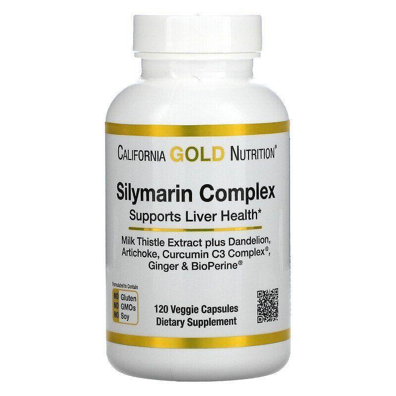 

Silymarin Complex California Gold Nutrition, 120 капсул