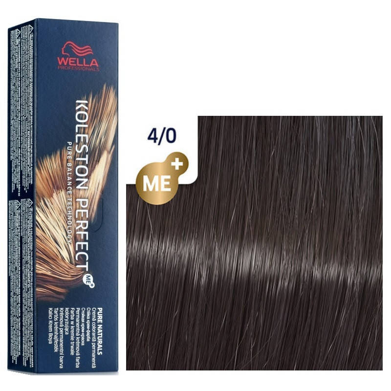 

Краска для волос Wella Professionals Koleston Pure Naturals 4/0 Средне-коричневый