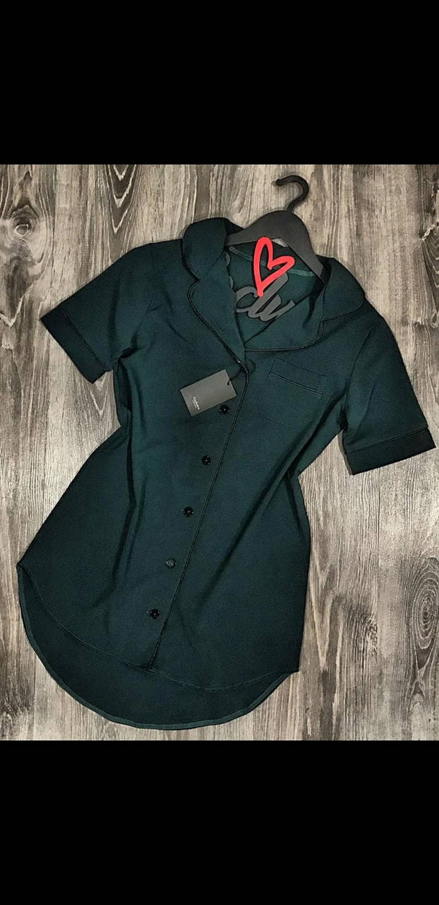 

Домашнее платье-рубашка ТМ Exclusive 014-1, стильная одежда для дома.