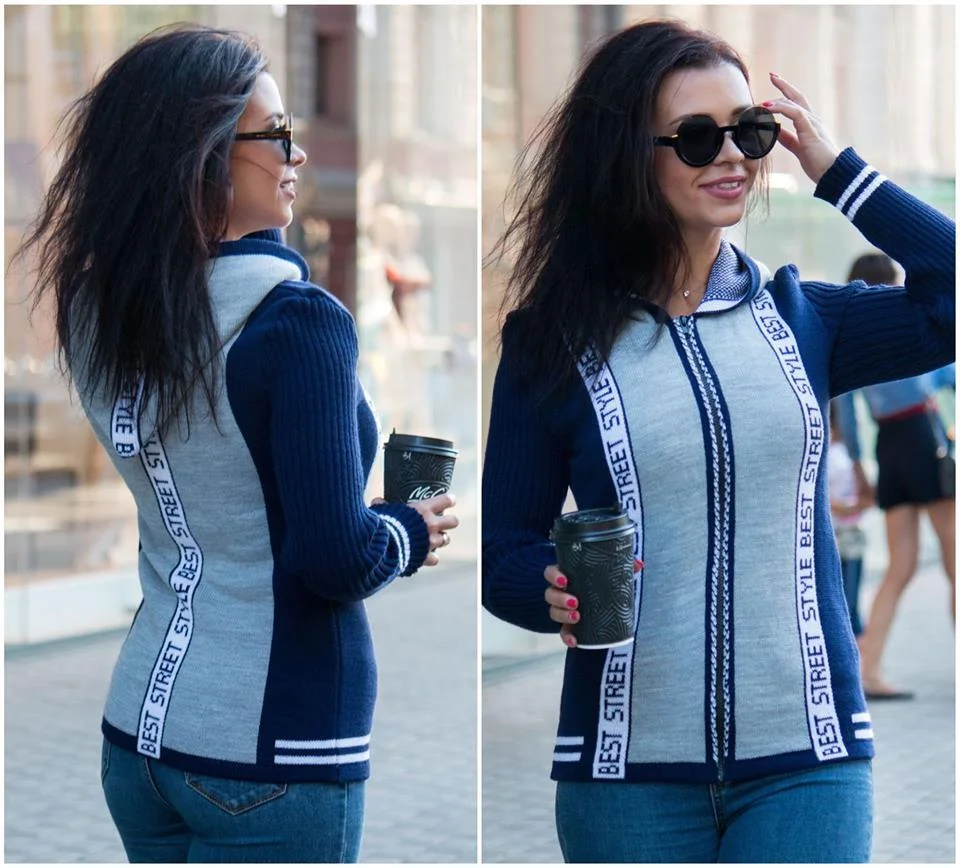 

Кофта кардиган на молнии Strer style 42-50р
