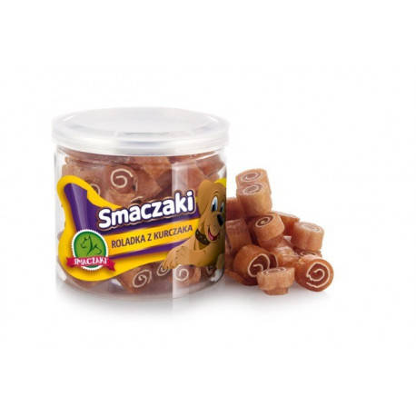 

Лакомства для собак Smaczaki Рулетики из курицы 70 гр (LS-1010)