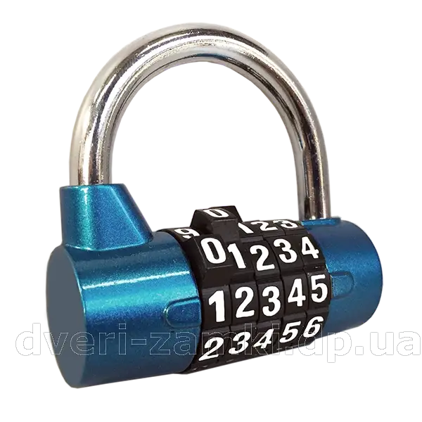 

Замок навесной кодовый TRI-Circle AD-50 синий