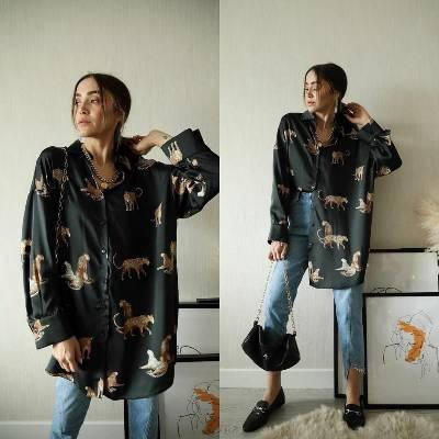 

Женское платье-рубашка норма и батал новинка 2022