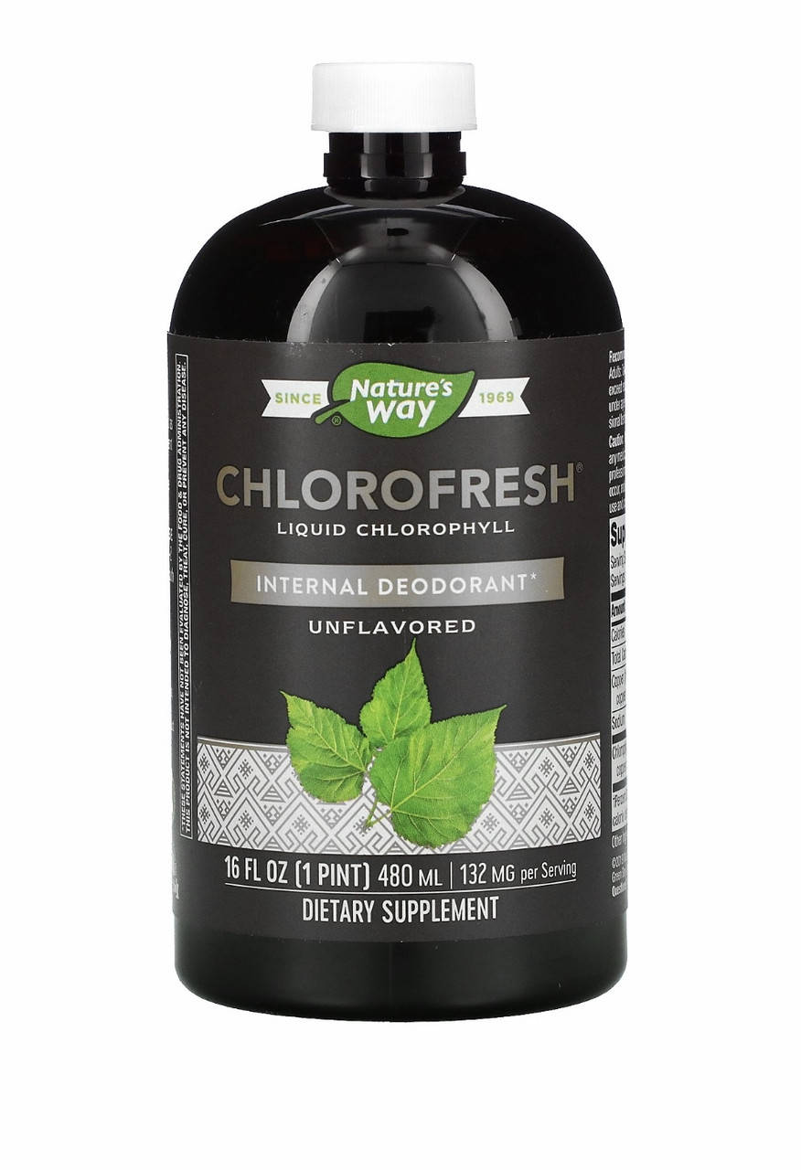 

Жидкий Хлорофилл, Chlorophyll Liquid, nature's Way, (не ароматизированный), 473 мл