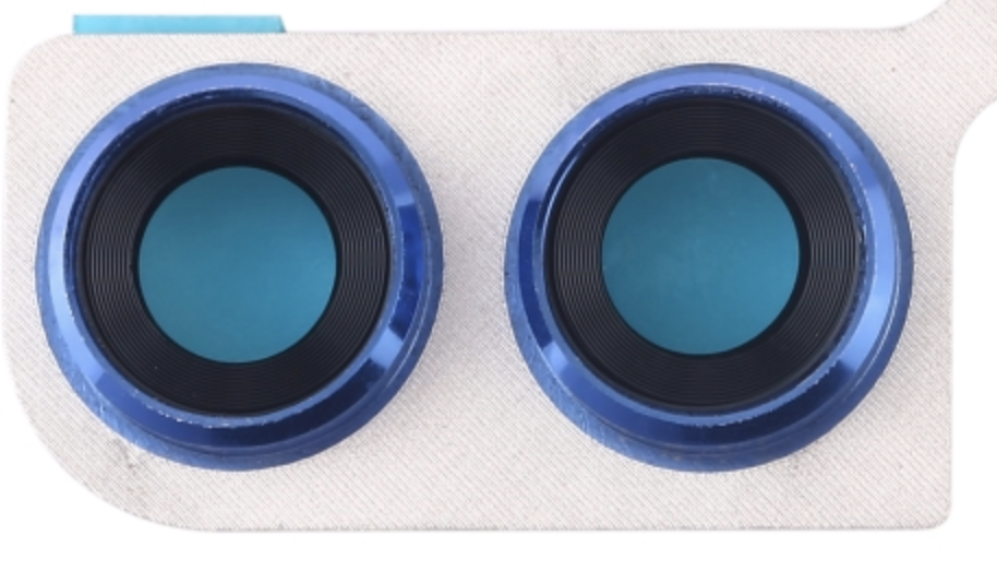 

Стекло камеры Huawei Honor 8X, с рамкой синего цвета