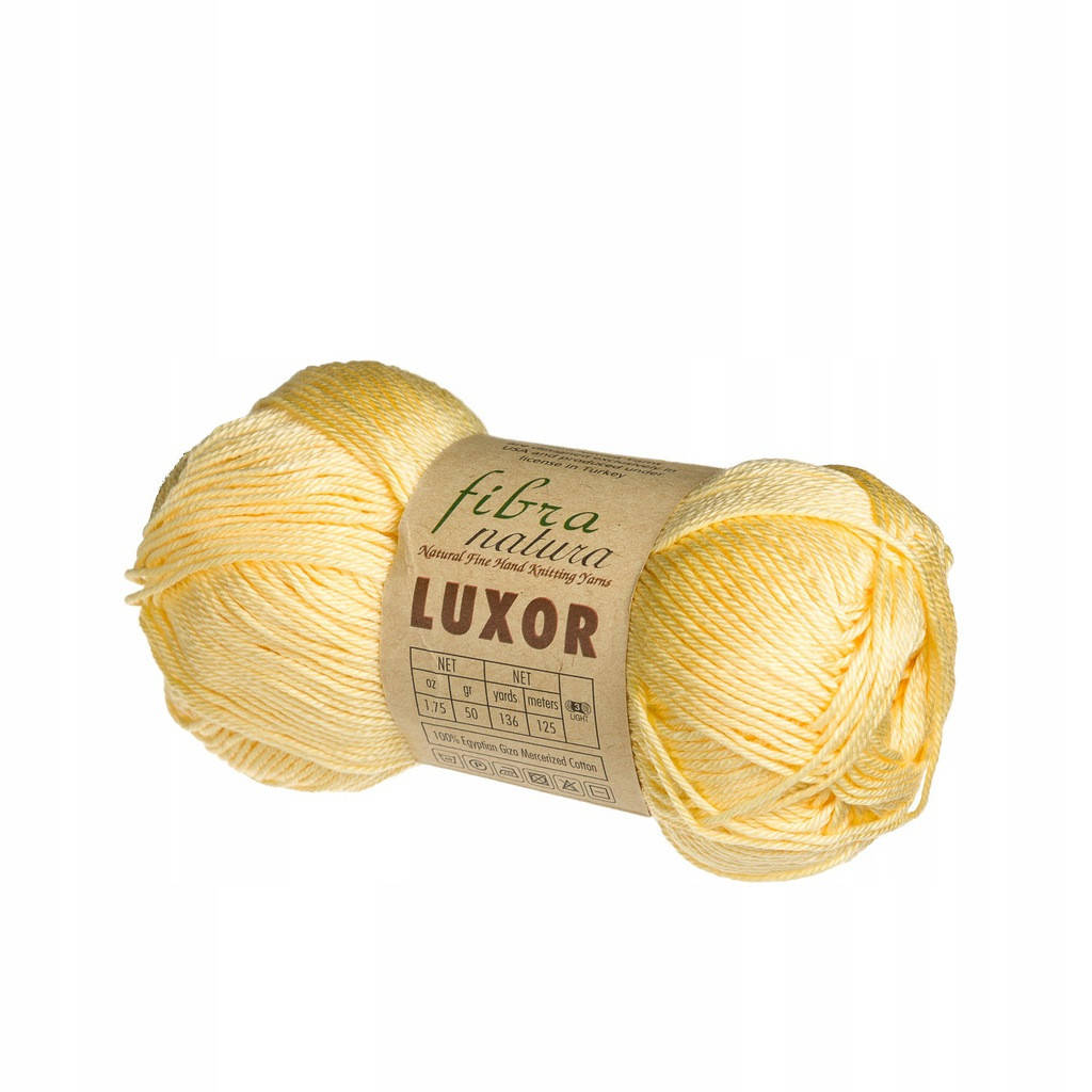 

Пряжа Fibranatura Luxor 105-30, Желтый
