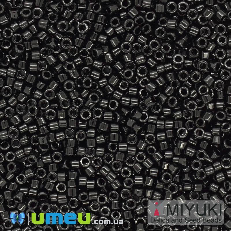 

Бисер японский Miyuki Delica 11/0 DB010, Черный, 3 г (BIS-038844)