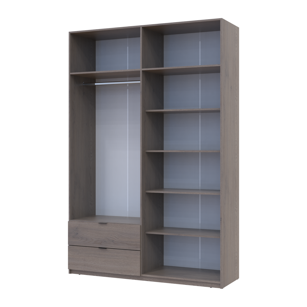 Розпашна Шафа для одягу Doros Лукас Канноло/Канноло 160х50х240 (44900366) 4