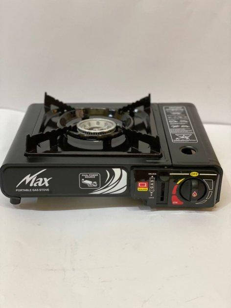

Плита газовая портативная MAXsun MS-2500LPG black с адаптером в кейсе (Корея)