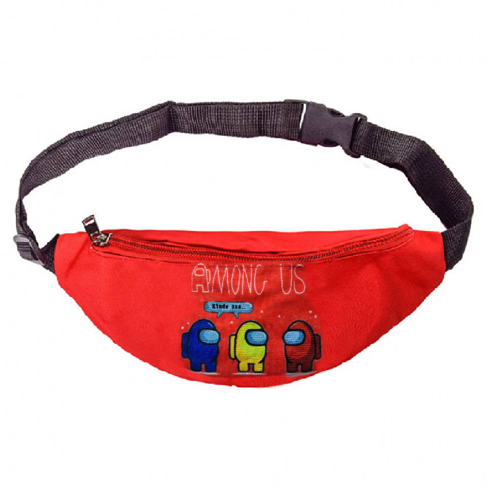 

Поясная сумка (бананка) "Герои Амонг Ас" AU11221-21-24, 25-6-11 см (Красный)