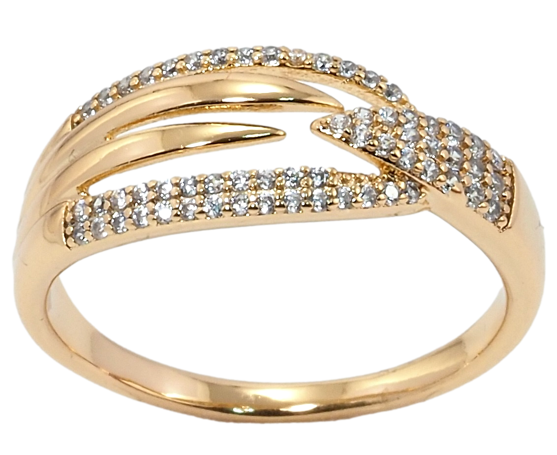 

Кольцо Xuping Позолота 18K "Инкрустация цирконием" р.17,18.5,19.5