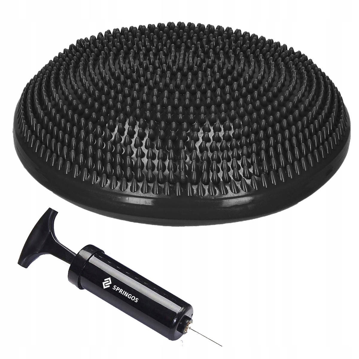 

Балансировочная подушка (сенсомоторная) массажная Springos FA0080 Black, Черный
