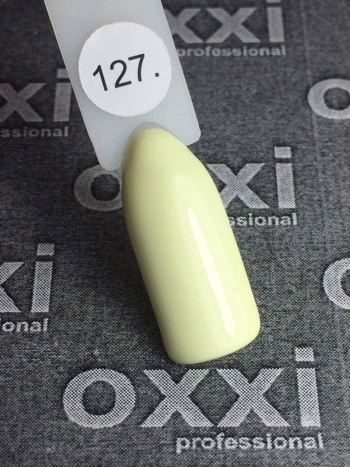 

Гель-лак Oxxi Professional № 127, 10 мл (светлый лимонный, эмаль)