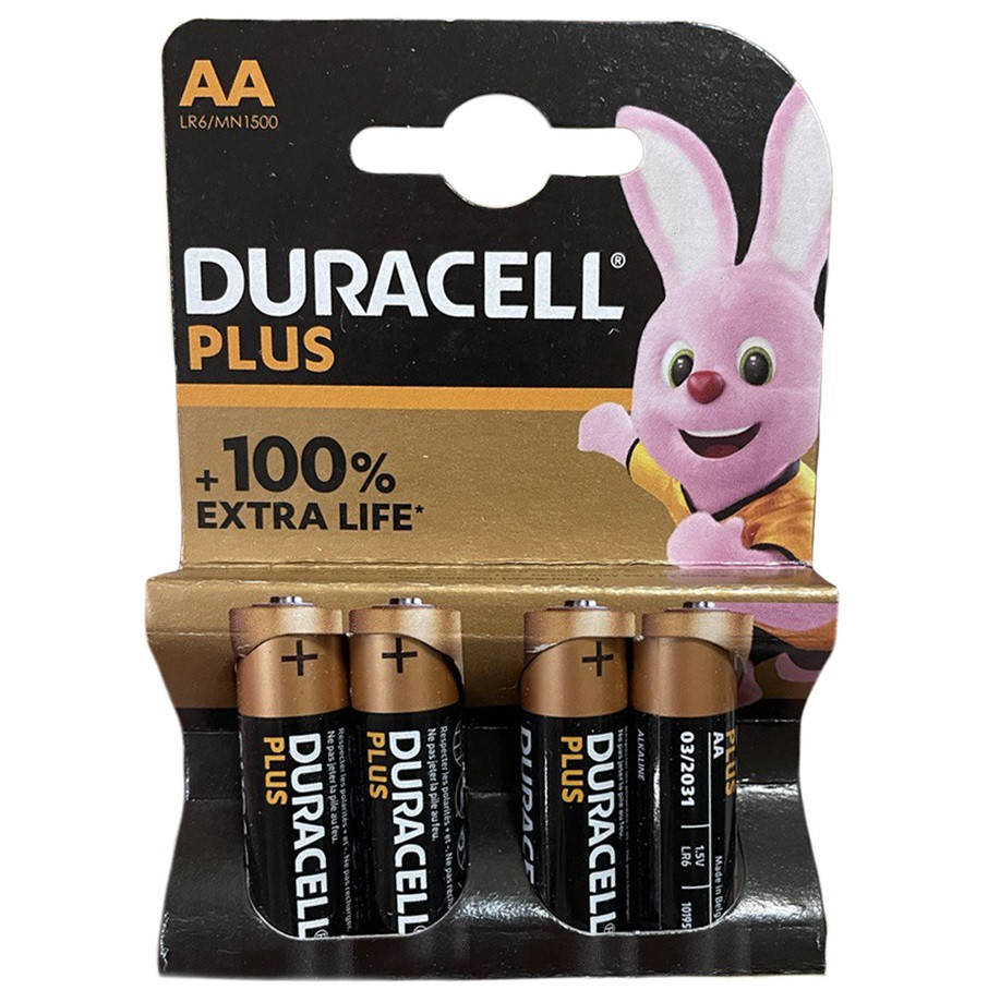 

Батарейки Duracell Plus AA LR06, 4 шт