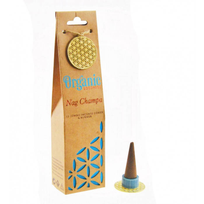 

Благовония "Organic Goodness" Nag Champa Наг Чампа (конусы)