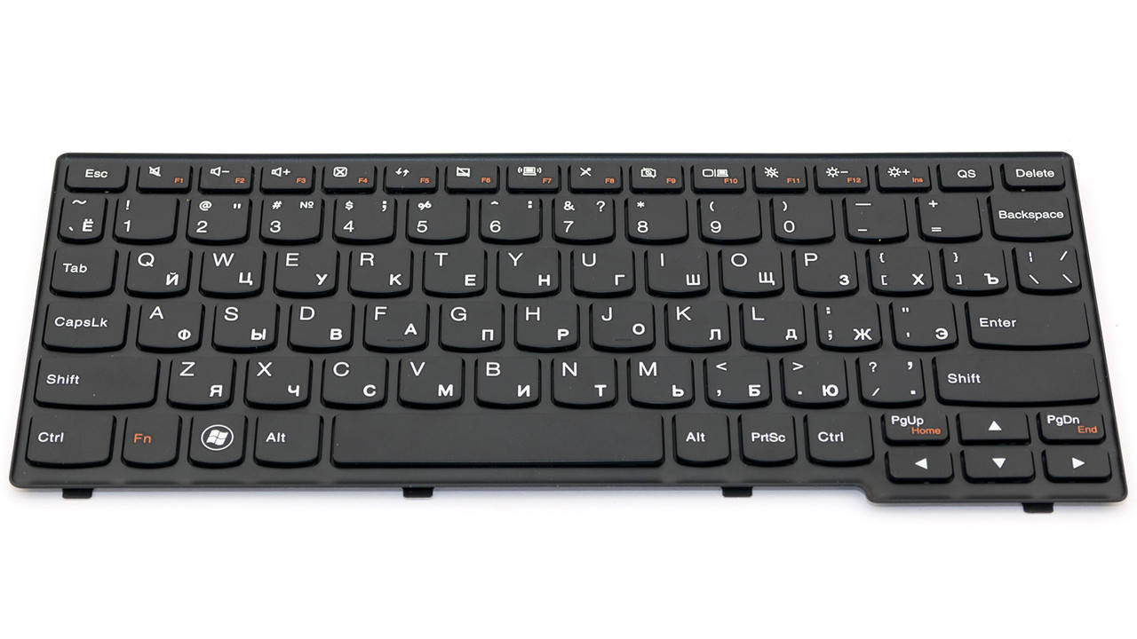 

Клавиатура для ноутбука Lenovo S200, S205, S206 RU черная бу, Черный