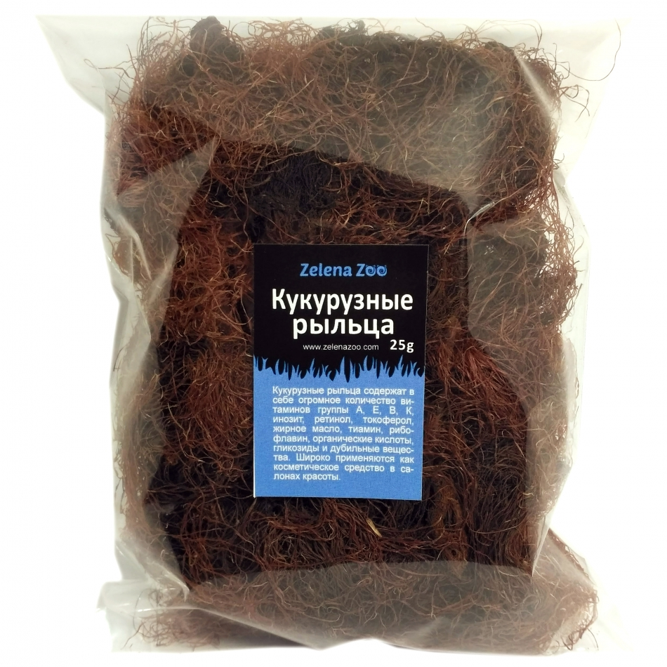 

Кукурузные рыльца для грызунов 25г Zelena Zoo