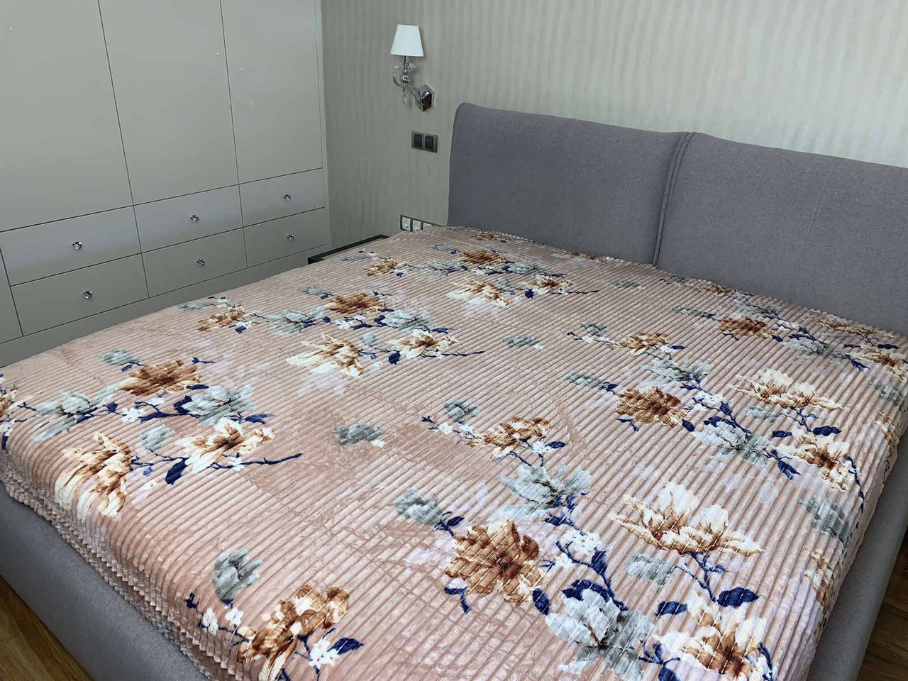 

Плед  180/220, микрофибра, Персиковый