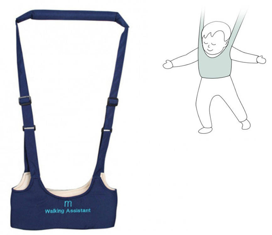 

Детские вожжи-ходунки Walking Assistant Moby Baby Синий (vol-807)
