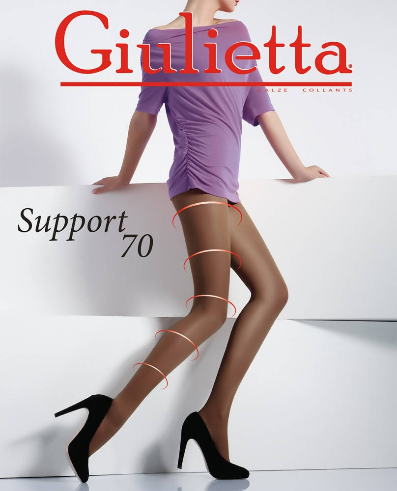 

Плотные матовые колготки с шортиками 70 den ТМ Giulia