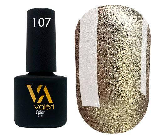 

Гель-лак Valeri Color № 107 (золото, микроблеск), 6 мл