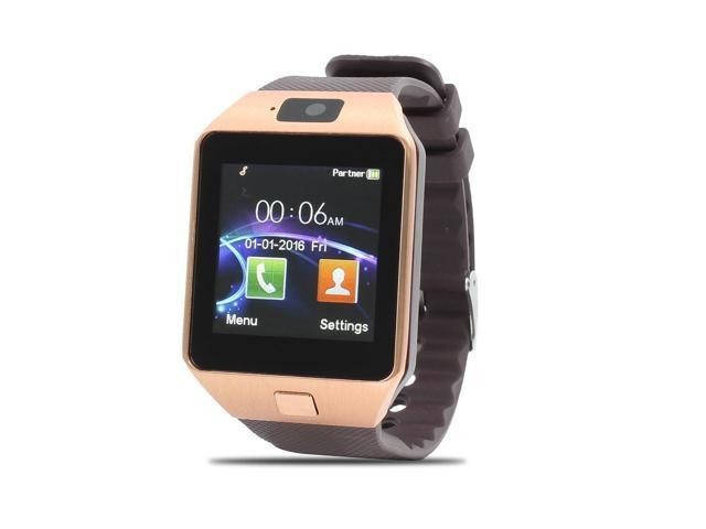 

Смарт часы телефон DZ09 Smart Watch original Gold