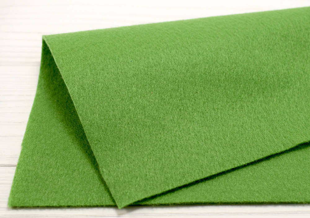 

Корейский мягкий фетр 1,2 мм (20х30 см) - №23 Травяной