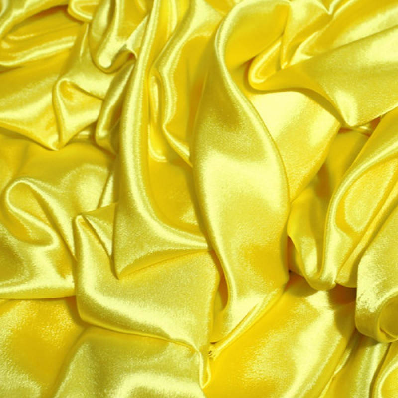 

Ткань креп-сатин желтый