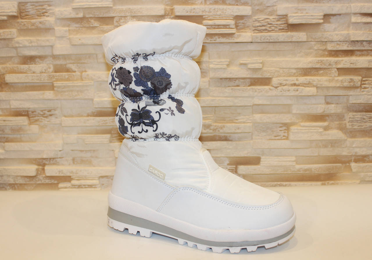 

Сапоги дутики женские зимние белые С887 41, Белый