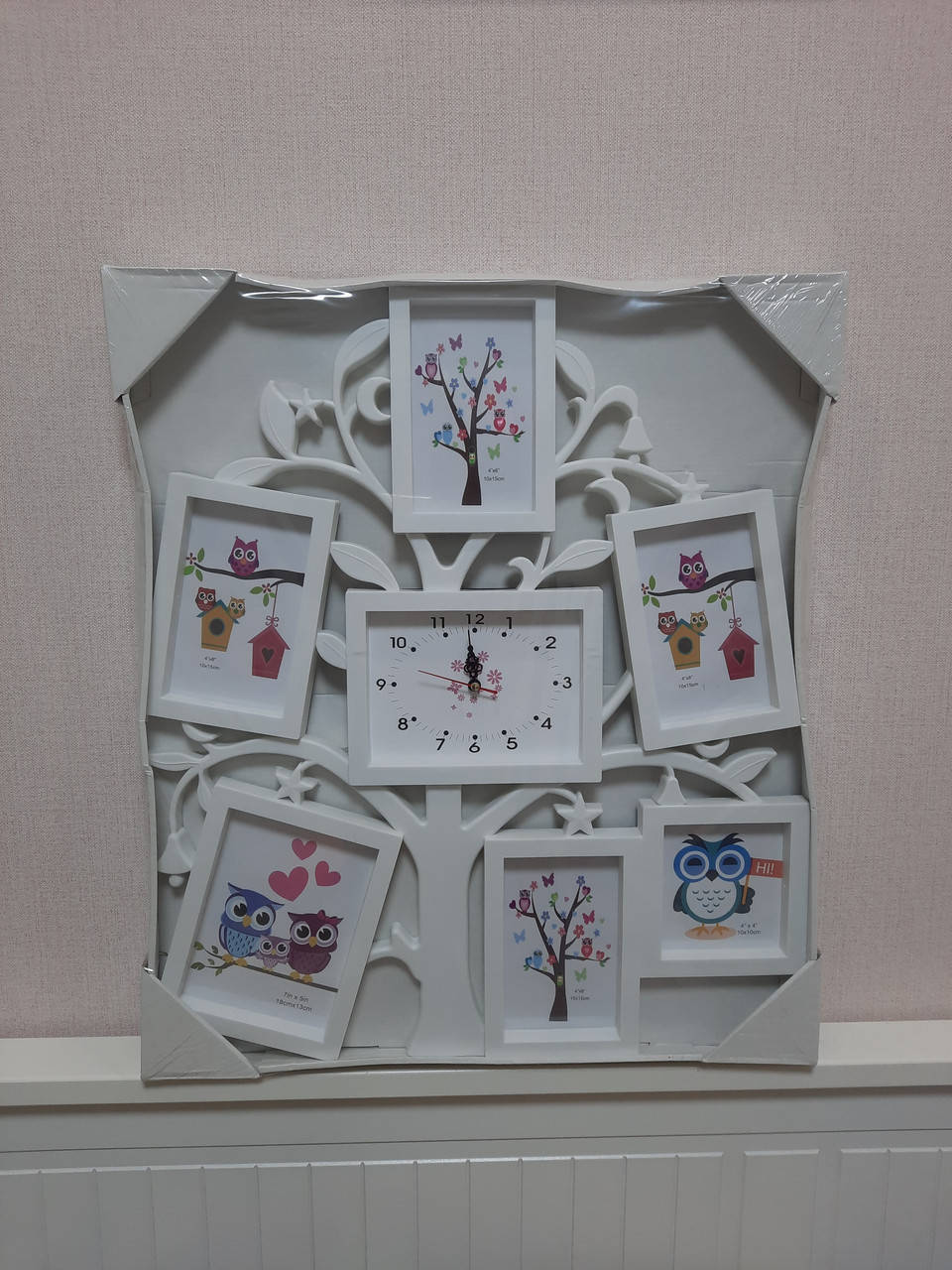 

Фоторамка коллаж с часами