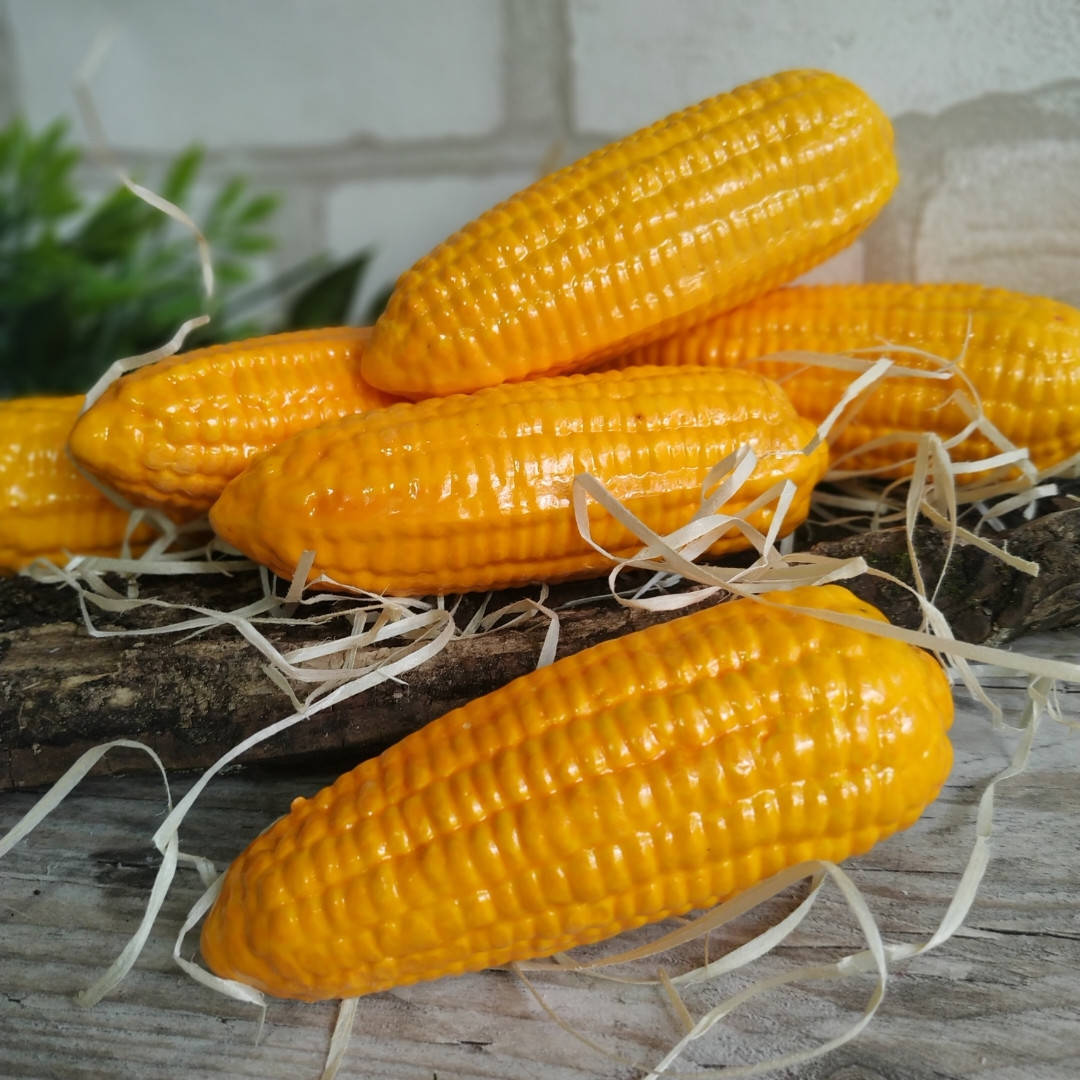 

Кукуруза искусственная - муляж из пенопласта 15-21см