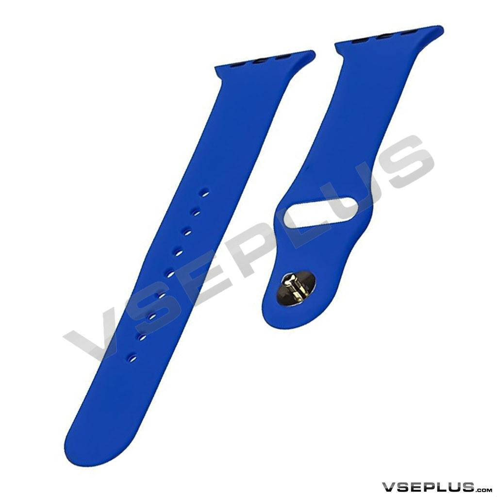

Ремешок Apple Watch 38 / Watch 40, Silicone Band, синий