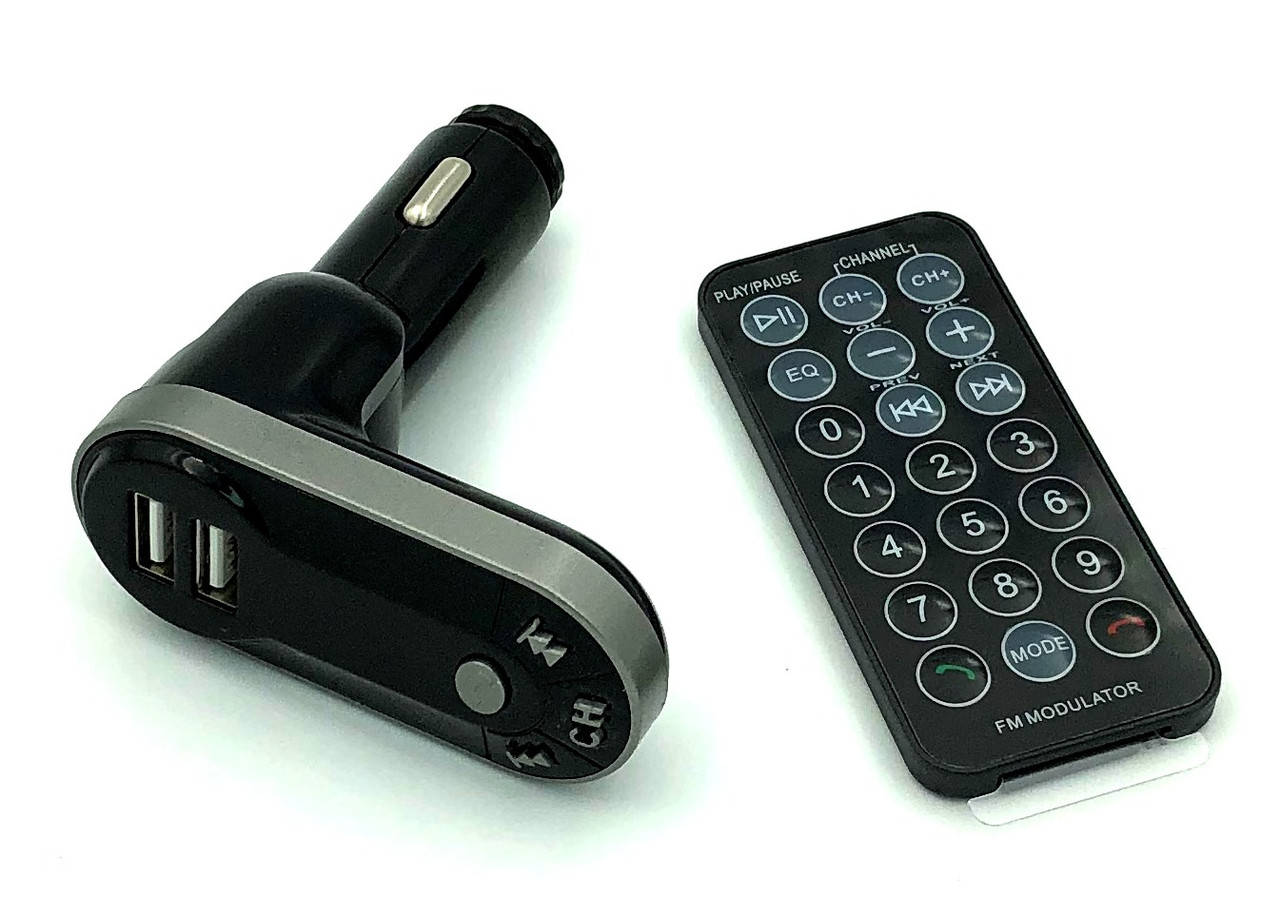 

Bluetooth FM модулятор Allison ALS-A909 + встроенная зарядка (2USB/5V/2A) Black