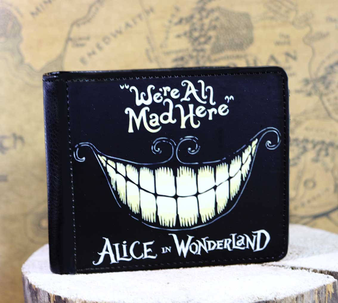 

Кошелек Алиса в стране чудес "Smile" / Alice in Wonderland, Черный
