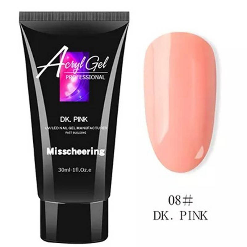 

Полигель (акригель) AcrylGel Professional №08, DARK PINK, 30мл**, Розовый