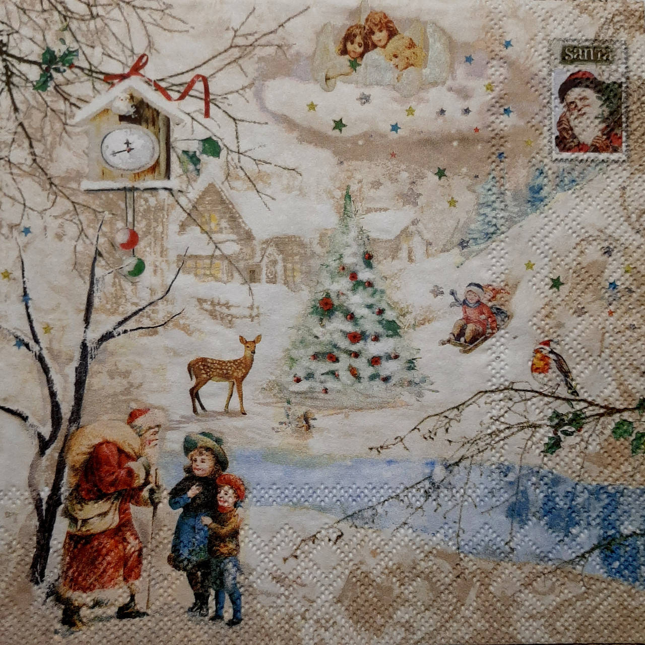 

Салфетка для декупажа 33х33см, НГГ-121