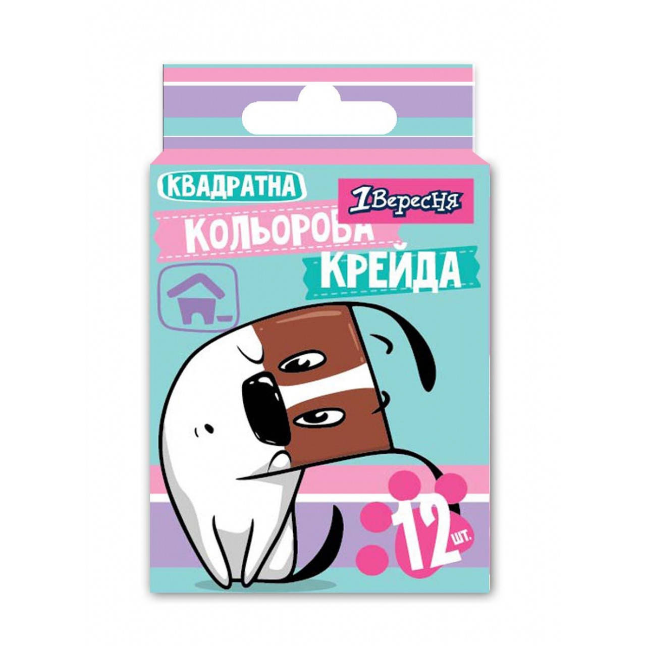 

Мелки цветные 12 цв. 1 Вересня , квадратные 400431