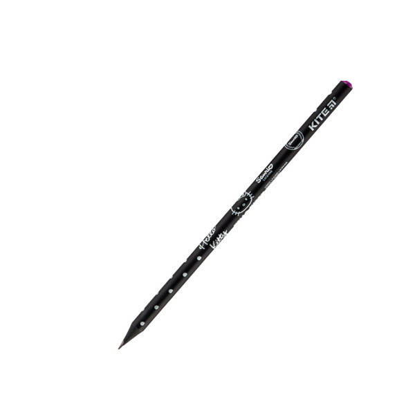 

Карандаш простой Kite HK19-059 Hello Kitty с кристалом, Черный