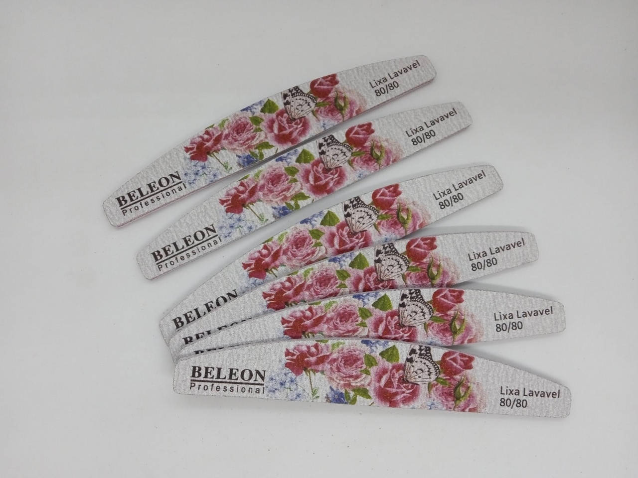 

Пилка для ногтей Beleon 80/80 (цветы)