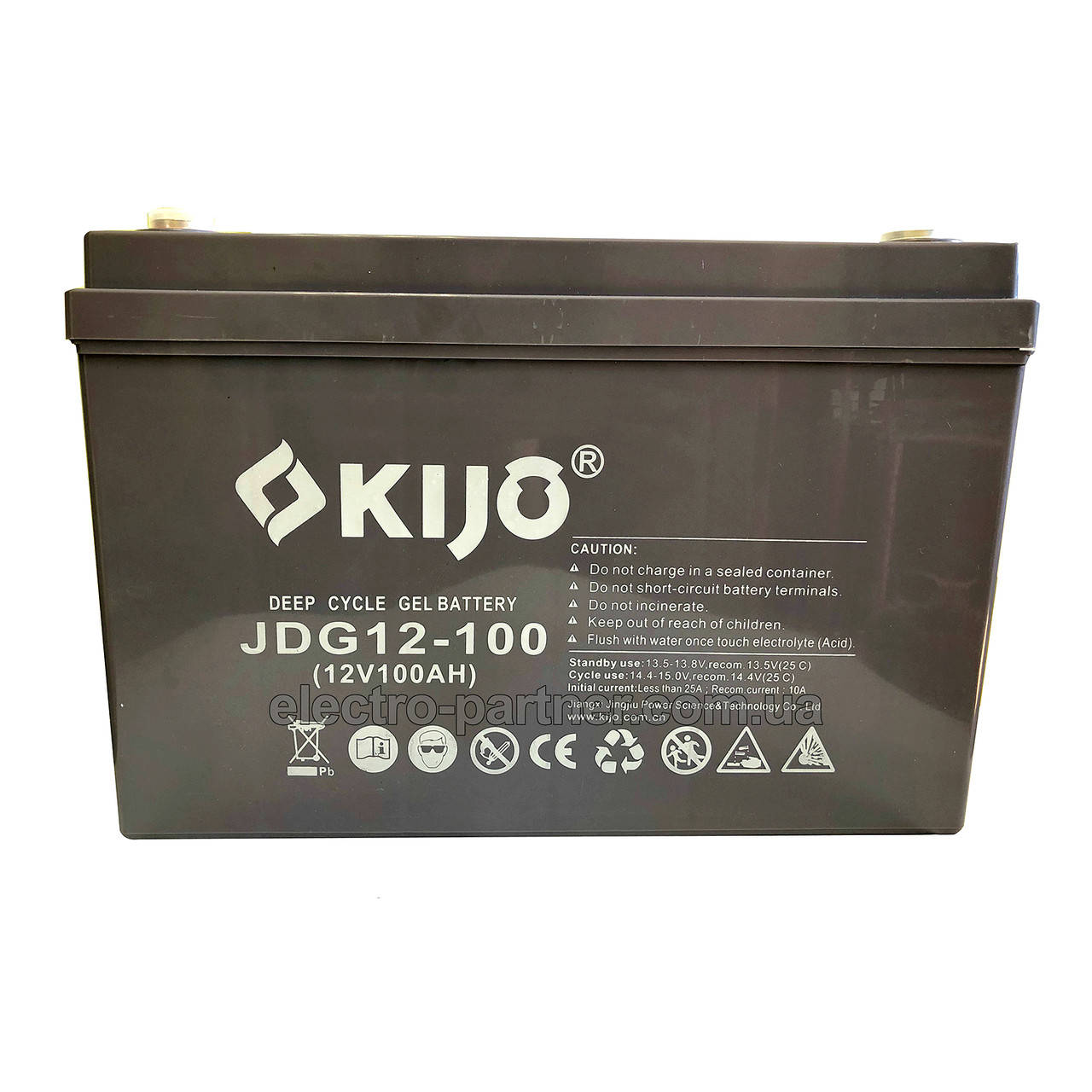 

Гелевый Аккумулятор Kijo JDG 100 Ач 12В GEL (герметичный)